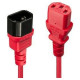Lindy CABLE POWER IEC EXTENSION 2M/RED 30478 LINDY