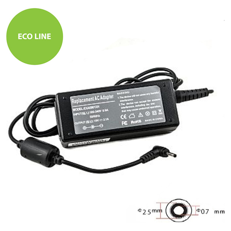 Extradigital Laptop Power Adapter ASUS 40W: 19V, 2.1A