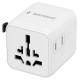 Gembird POWER ADAPTER TRAVEL/WHITE TPA-INT-01-W GEMBIRD