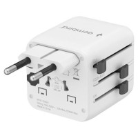 Gembird POWER ADAPTER TRAVEL/WHITE TPA-INT-01-W GEMBIRD