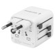 Gembird POWER ADAPTER TRAVEL/WHITE TPA-INT-01-W GEMBIRD