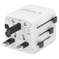 Gembird POWER ADAPTER TRAVEL/WHITE TPA-INT-01-W GEMBIRD