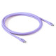 Club3D CABLE USB-C TO USB-C 2M/M/M PURPLE CAC-3004 CLUB3D