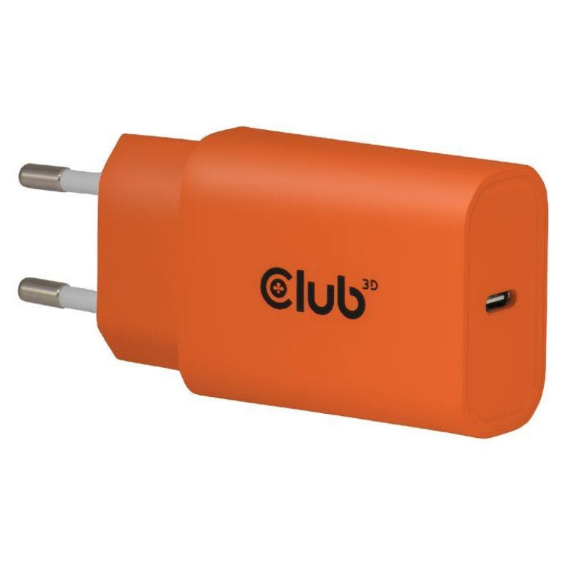 Club3D MOBILE CHARGER WALL USB-C/2PK 30W ORANGE CAC-3023 CLUB3D