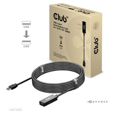 Club3D CABLE USB3.2 TO USB3.2 5M/M/F CAC-1404 CLUB3D