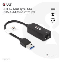 Club3D I/O ADAPTER USB3.2 TO RJ45/M/F CAC-1420 CLUB3D