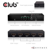 Club3D VIDEO SWITCH HDMI 4PORT/CSV-1370 CLUB3D