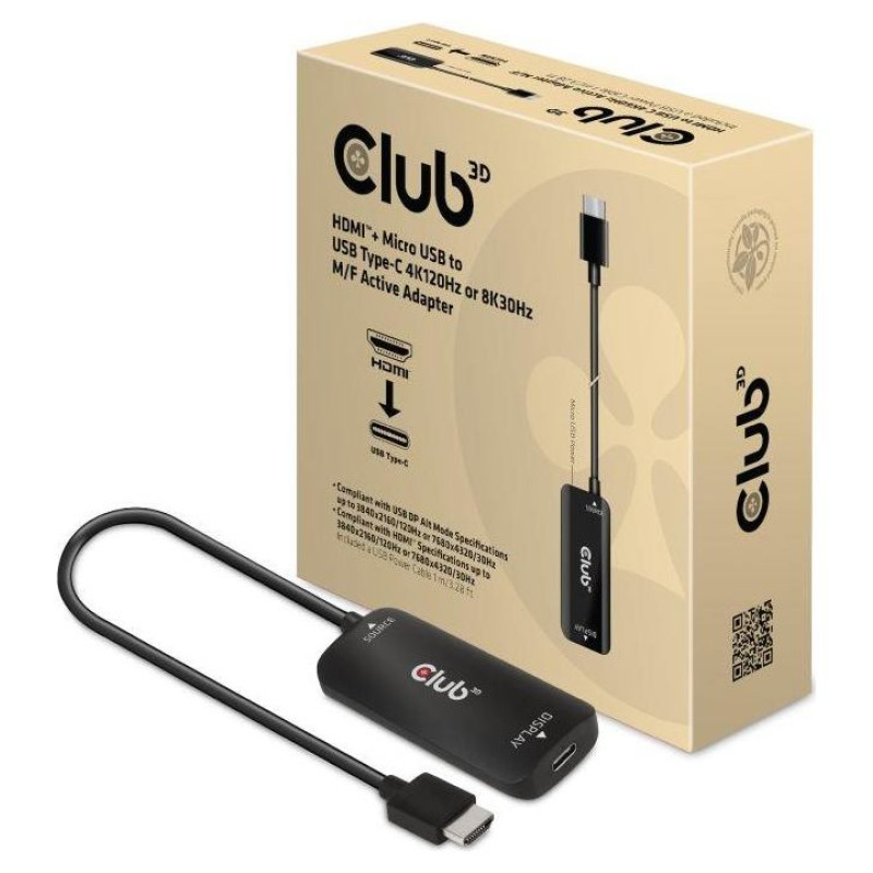 Club3D I/O ADAPTER USB-C TO USB/HDMI/M/F CAC-1336 CLUB3D