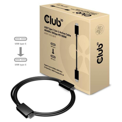 Club3D CABLE USB-C TO USB-C 1M/M/M CAC-1522 CLUB3D