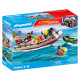 Playmobil ACTION HEROES Ātrgaitas laiva ar ūdens motociklu 71464