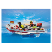 Playmobil ACTION HEROES Ātrgaitas laiva ar ūdens motociklu 71464