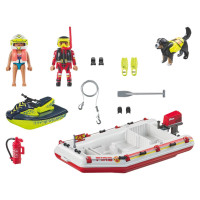 Playmobil ACTION HEROES Ātrgaitas laiva ar ūdens motociklu 71464