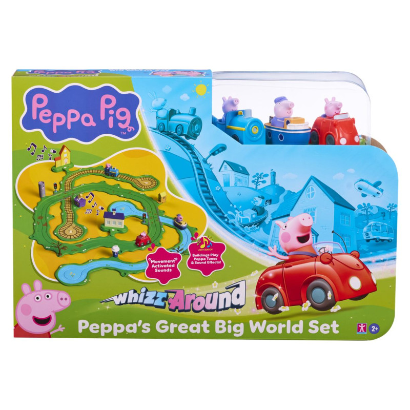 Peppa Pig Whizz Around Peppas pasaules rotaļu komplekts