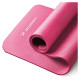 Wozinsky exercise mat 181 x 63 x 0.9 cm thick gymnastic yoga mat pink