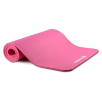 Wozinsky exercise mat 181 x 63 x 0.9 cm thick gymnastic yoga mat pink