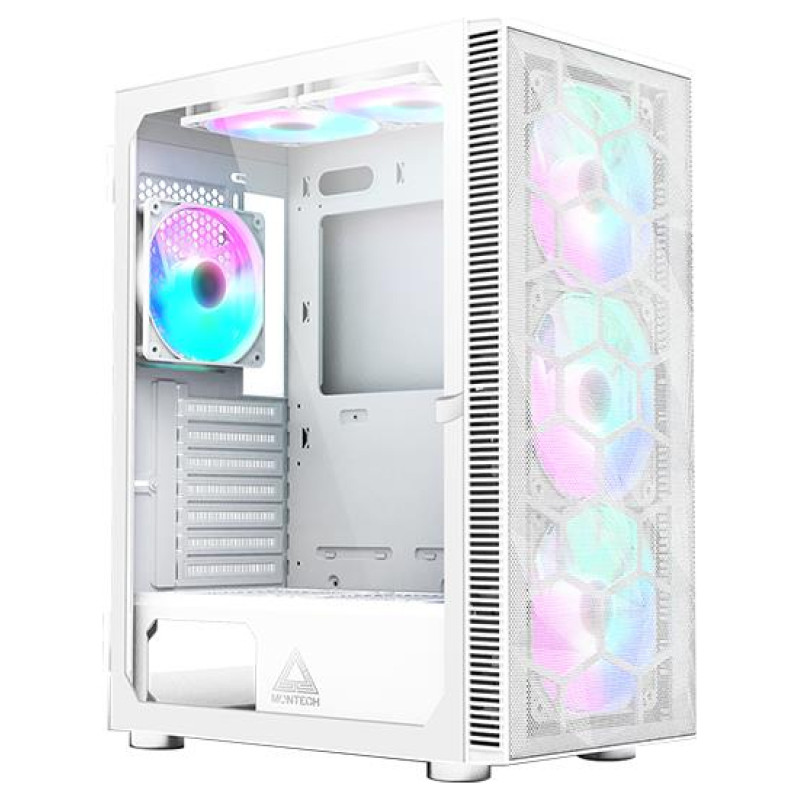 Montech Case|MONTECH|X3 Mesh|MidiTower|Not included|ATX|MicroATX|MiniITX|Colour White|X3MESH(W)