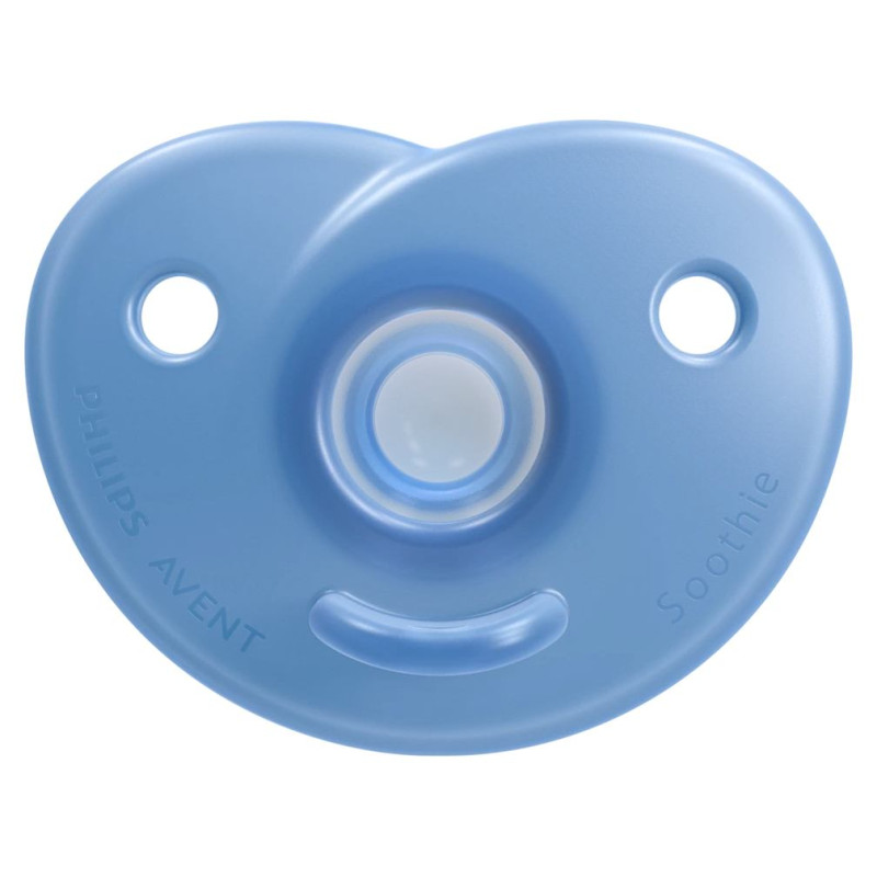 Philips Avent Soothie silikona māneklītis ar silikona vairogu, 0-6M, 2 gab. - SCF099/26