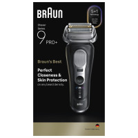 Braun bārdas skuveklis 9 Pro+, melns - 9600s