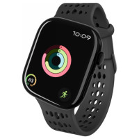 Decoded Silicone Ares O Band for Apple Watch 40/41/42 mm - Black