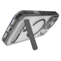 Zagg Santa Cruz Snap KS MagSafe Case with Stand for iPhone 17 Pro - Clear and Black