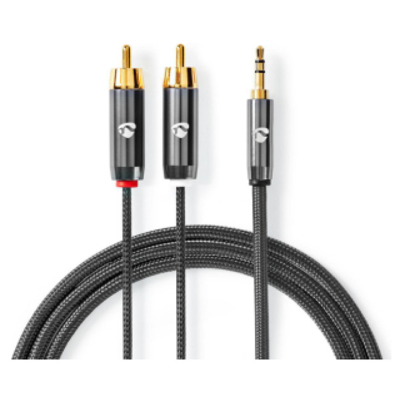 Nedis Kabelis Nedis AUX 3.5mm - 2x RCA 5m