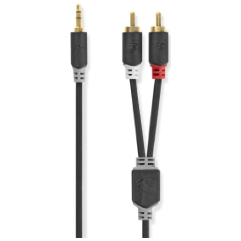 Nedis Kabelis Nedis AUX 3.5mm - 2x RCA 1m