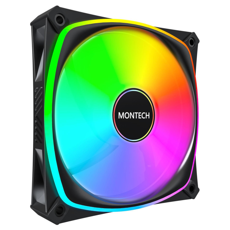 Montech CASE FAN 120MM/RX120 PRO BLACK 3 IN 1 MONTECH