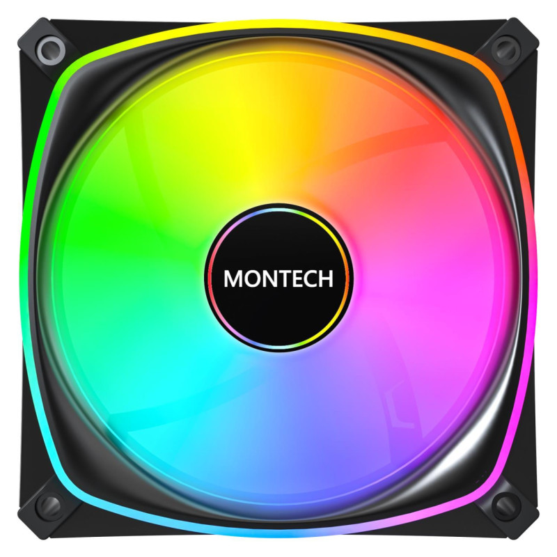 Montech CASE FAN 120MM/RX120 PRO BLACK 3 IN 1 MONTECH