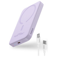 Baseus mini power bank 5000mAh 20W + USB-C cable (20V/3A) - purple