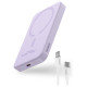 Baseus mini power bank 5000mAh 20W + USB-C cable (20V/3A) - purple