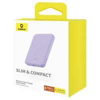 Baseus mini power bank 5000mAh 20W + USB-C cable (20V/3A) - purple