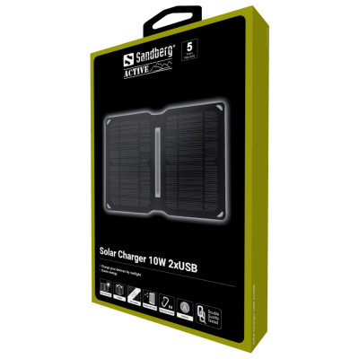 Sandberg 420-69 Solar Charger 10W 2xUSB