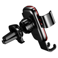 Baseus [RETURNED ITEM] Baseus Metal Age II gravitational car phone holder for ventilation grille black (SUJS000001)