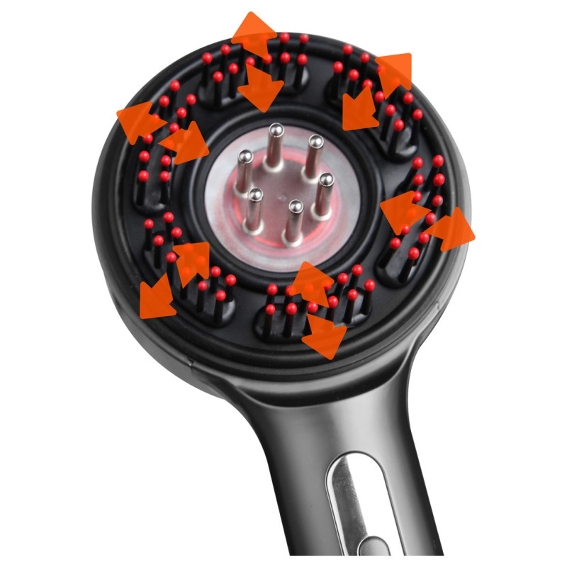 Media-Tech MT6537 Regenerating Hairbrush Massager