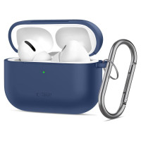 Tech-Protect Silicone Hook Case for AirPods Pro - Navy Blue