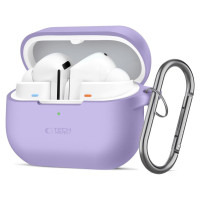Tech-Protect Silicone Hook Case for Samsung Galaxy Buds 3 / 3 FE / 3 Pro - Purple