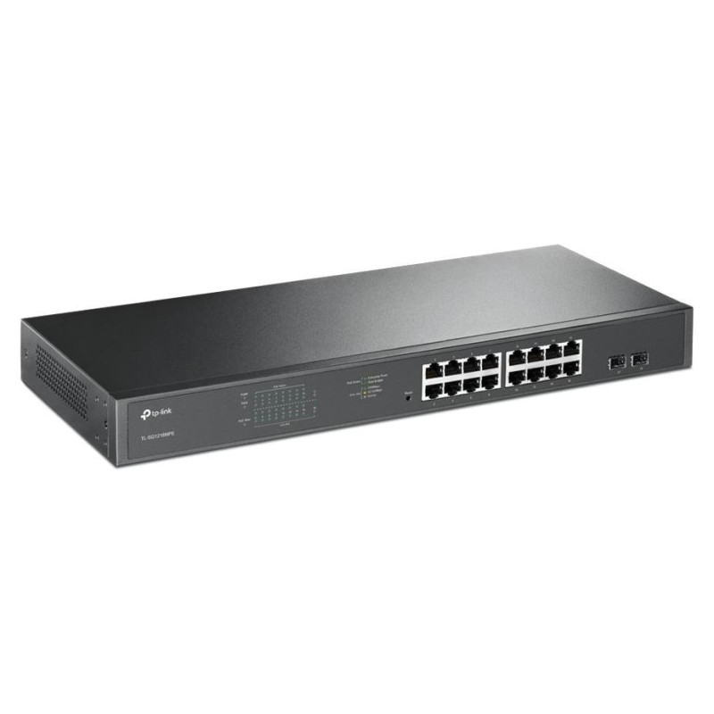 Tp-Link Switch|TP-LINK|TL-SG1218MPE|Desktop/pedestal|Rack|16x10Base-T / 100Base-TX / 1000Base-T|PoE+ ports 16|192 Watts|TL-SG1218MPE