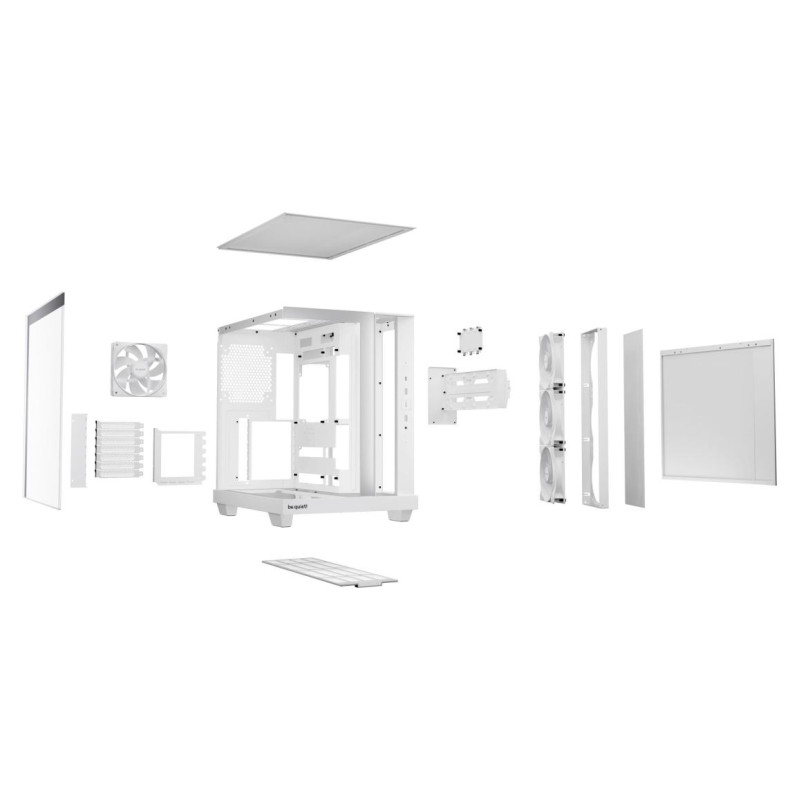 Be Quiet Case|BE QUIET|ATX/micro ATX/Mini-ITX|White|Midi Tower|PC|BGW86