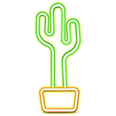 SBS Led lampa Cactus Glow On Neon Effect