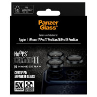Panzerglass Hoops Ceramic II Camera Lens Glass for iPhone 17 Pro / 17 Pro Max / 16 Pro / 16 Pro Max - Black