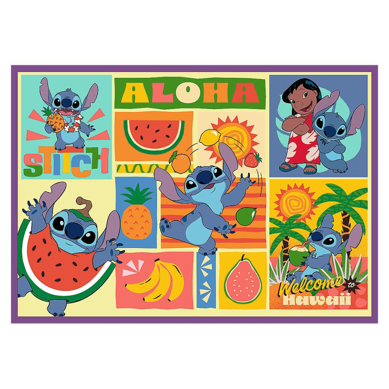 Trefl DISNEY STITCH Pužļu komplekts 4x250 gab.