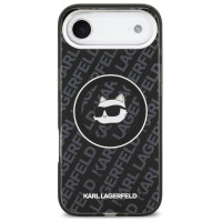 Karl Lagerfeld IML Choupette Head Logo MagSafe iPhone Air Case - Black