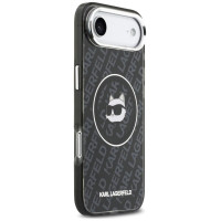 Karl Lagerfeld IML Choupette Head Logo MagSafe iPhone Air Case - Black