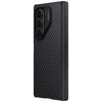 Nillkin Etui Nillkin Synthetic Fiber Pro Magnetic na Samsung Galaxy Z Fold 7 kompatybilne z MagSafe - czarne