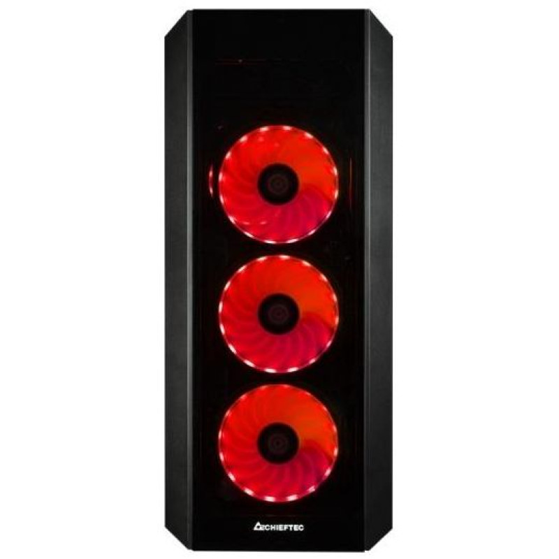 Chieftec Case|CHIEFTEC|ATX/micro ATX/Mini-ATX|Black|Midi Tower|PC|GL-03B-UC-OP