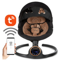 Kidwell Krēsliņš-šūpoles REVE black/gold Kidwell