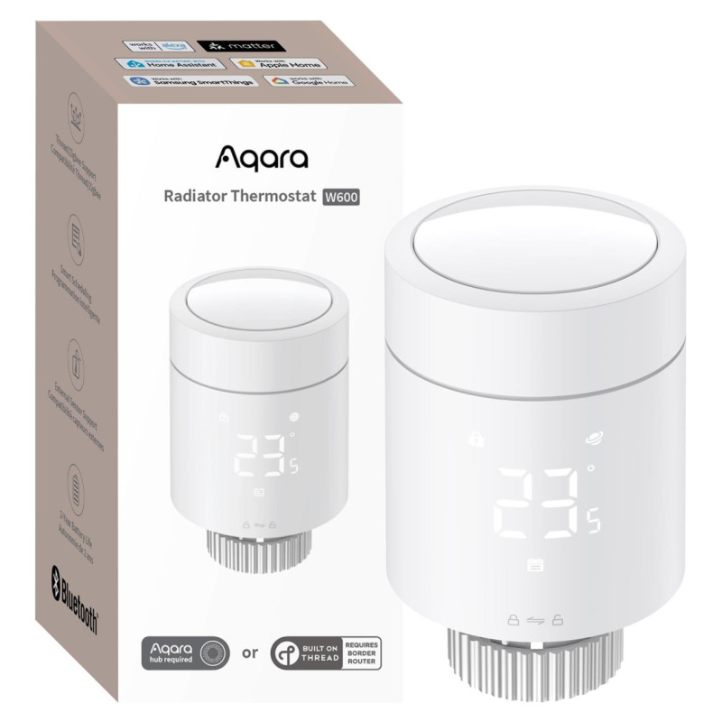 Aqara SMART HOME THERMOSTAT VALVE/W600 WT-A03D AQARA