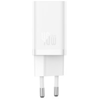 Baseus GaN5 Pro 40W 2xUSB-C Wall Charger - White
