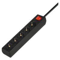 Savio Pagarinātājs Savio Schuko Power Strip 5 sockets 5m