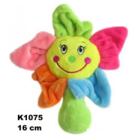 Sun-Day Rotaļlieta-puķīte ar grabuli 16 cm K1075
